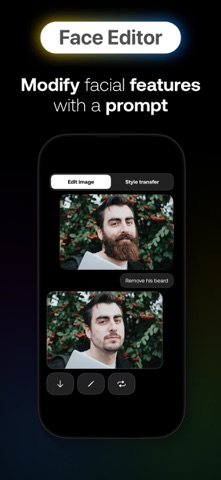 Clap AI: Glow Up Anime Editor iPhone screenshot
