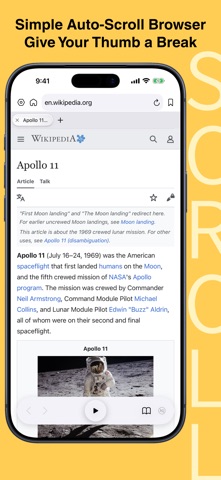 Scroll - Auto Scroll Browser Screenshot 1 of 4