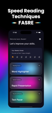 Fasre - Speed Reading Practice screenshot
