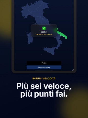 Indovina la Regione iPad screenshot