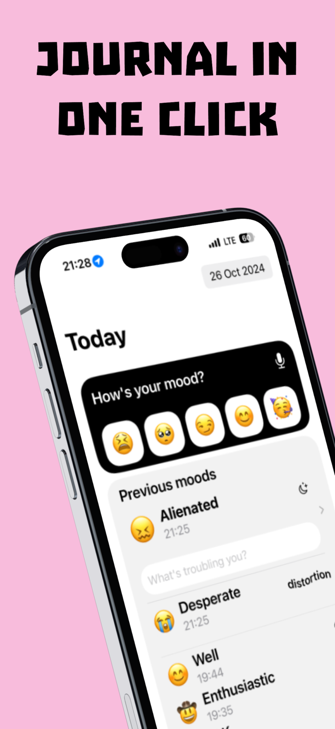 FeelWell Mood Journal