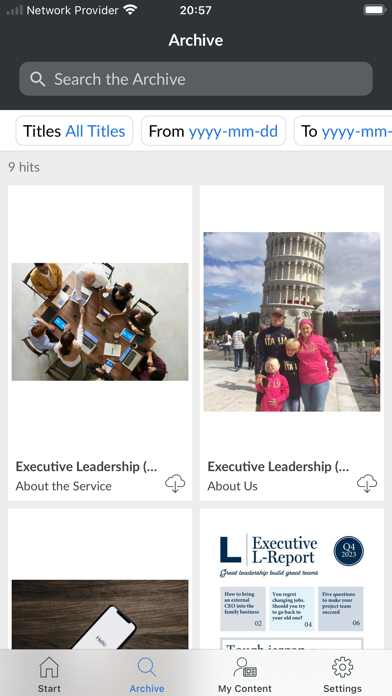 Executive Leadership (ENG) Screenshot