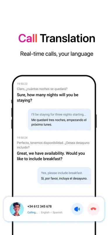 Hi Translate - Call & Meeting screenshot 1 of 7