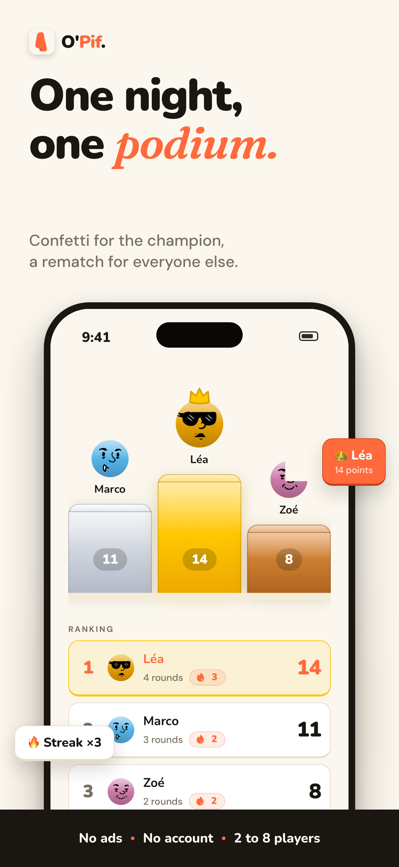 O'Pif: Party Game screenshot 2