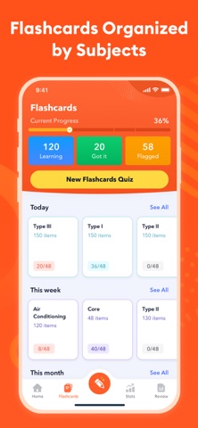 EPA 608 Practice 2026 & HVAC iPhone screenshot
