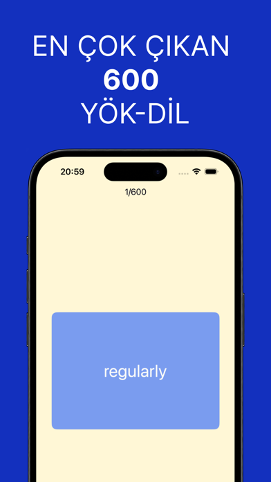Just YÖKDil Words - Süper 600 Screenshot
