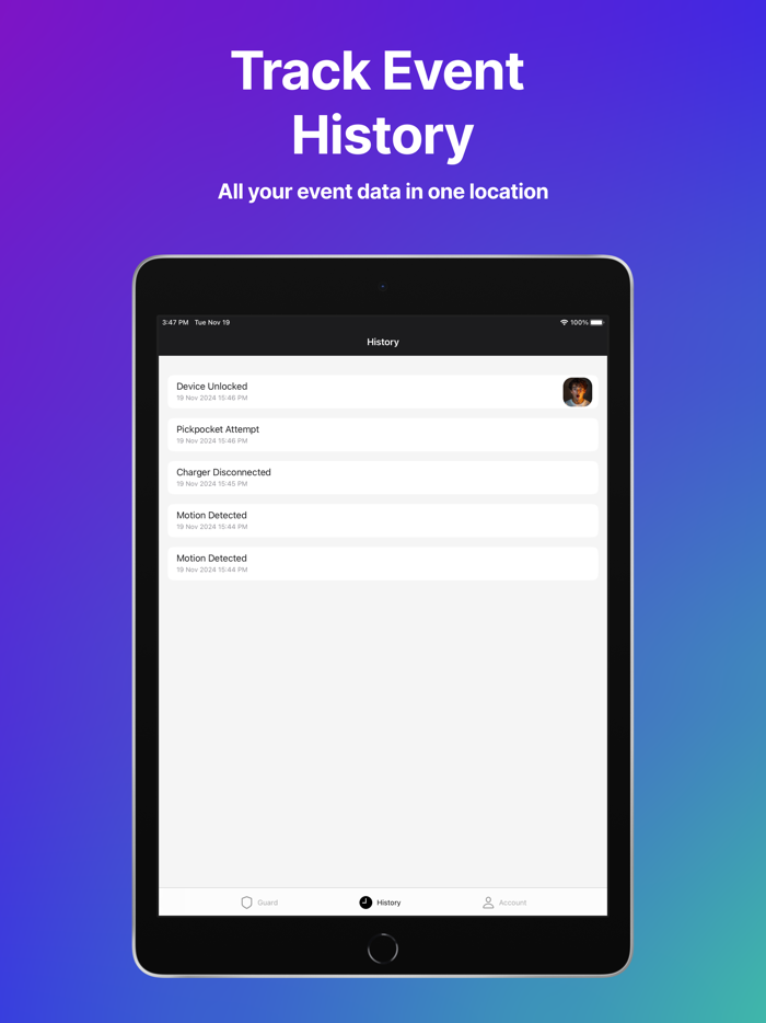 Guard My Phone  WTMP App