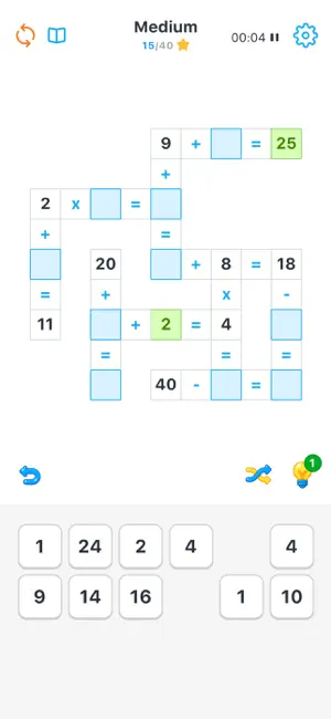 Cross Math - Math Puzzle Game screenshot 4