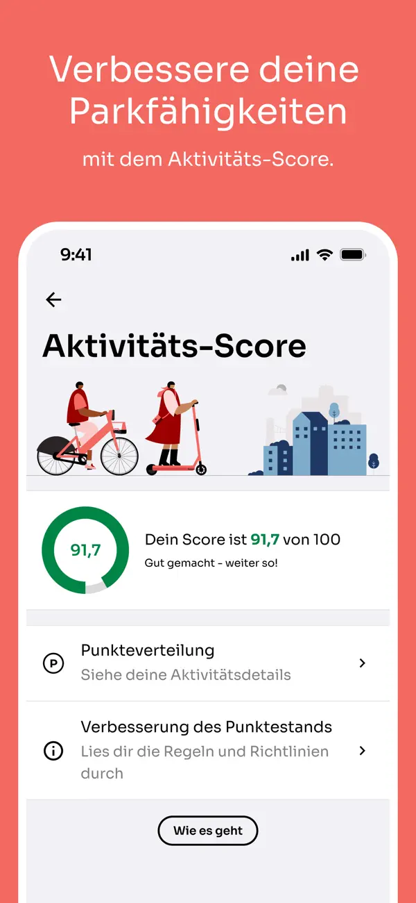 Voi – E-Scooter & E-Bikes iPhone App Screenshot 6 – Reisen