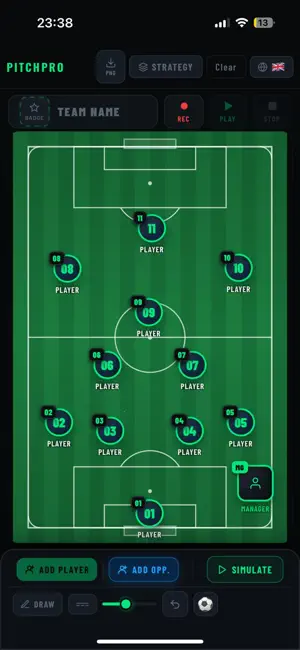 Football Tactics: PitchPro screenshot 3