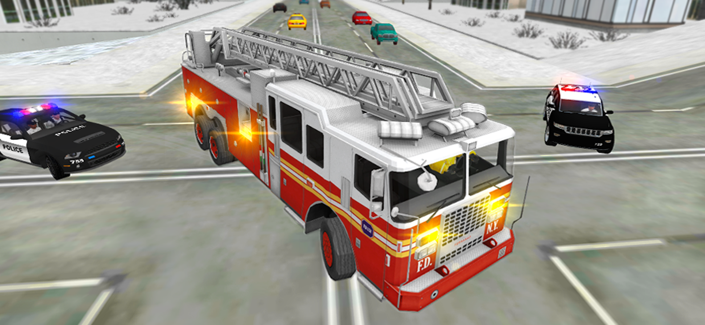 Fire Truck Flying Car