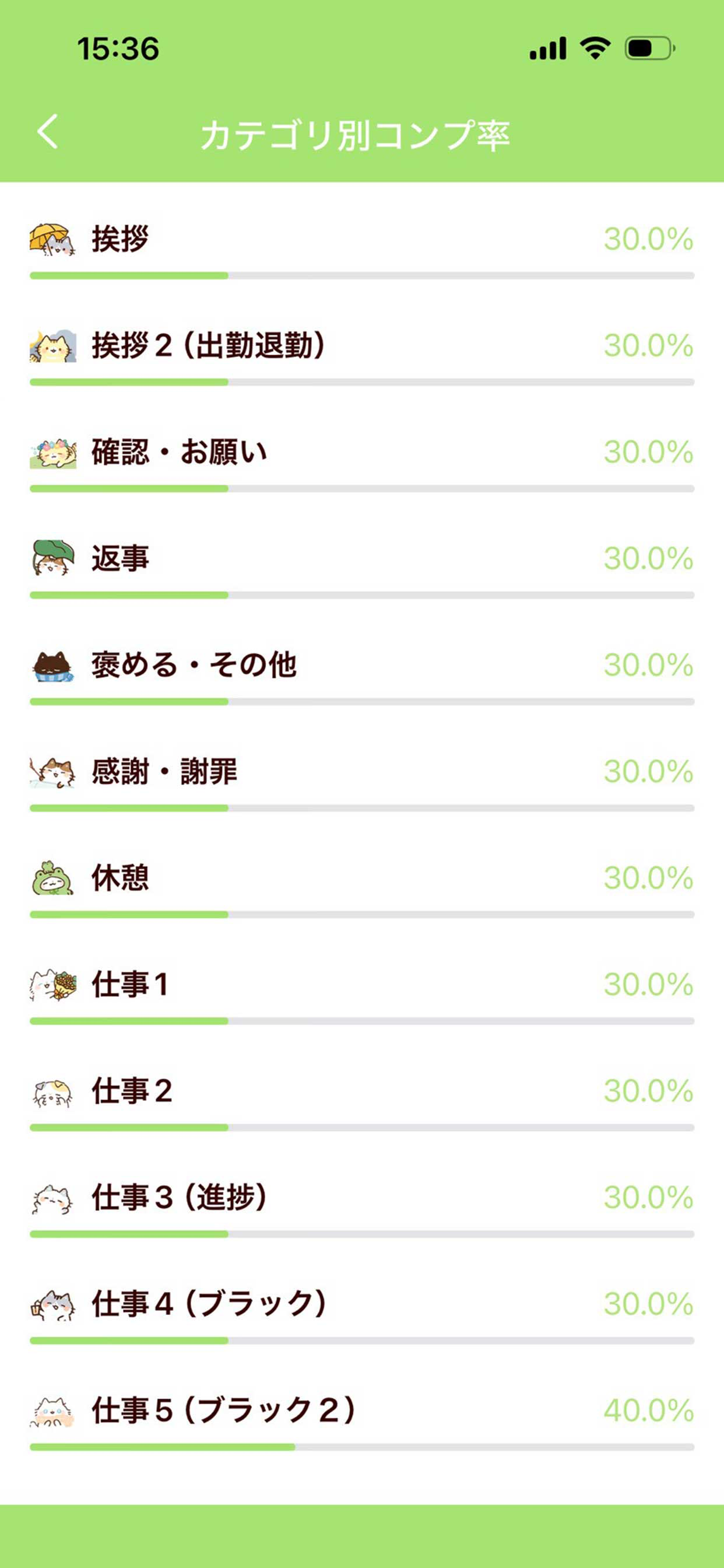 スタンプ＠お天気の猫 screenshot 8