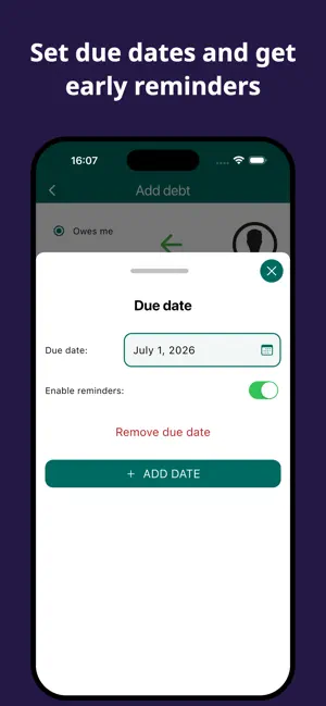 Debt Tracker: Personal Debts screenshot 4