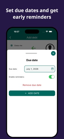 Debt Tracker: Personal Debts Screenshot 4 of 7