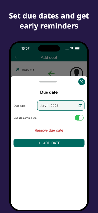 Debt Tracker: Personal Debts Screenshot 4 of 7