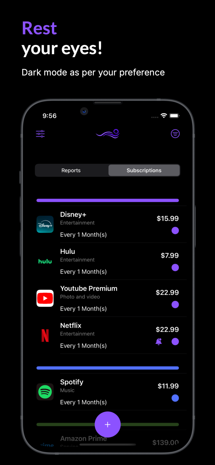 SubFlow  Subscription tracker