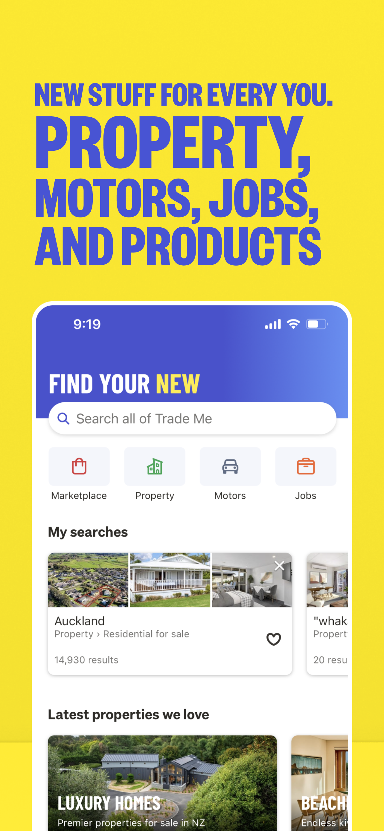 Trade Me: Property, Jobs, Shop