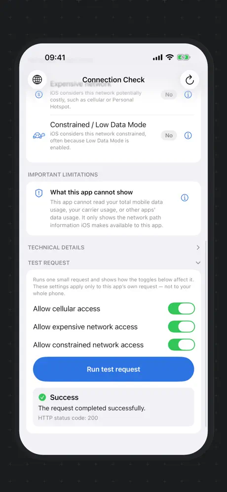 Connection Check screenshot 5