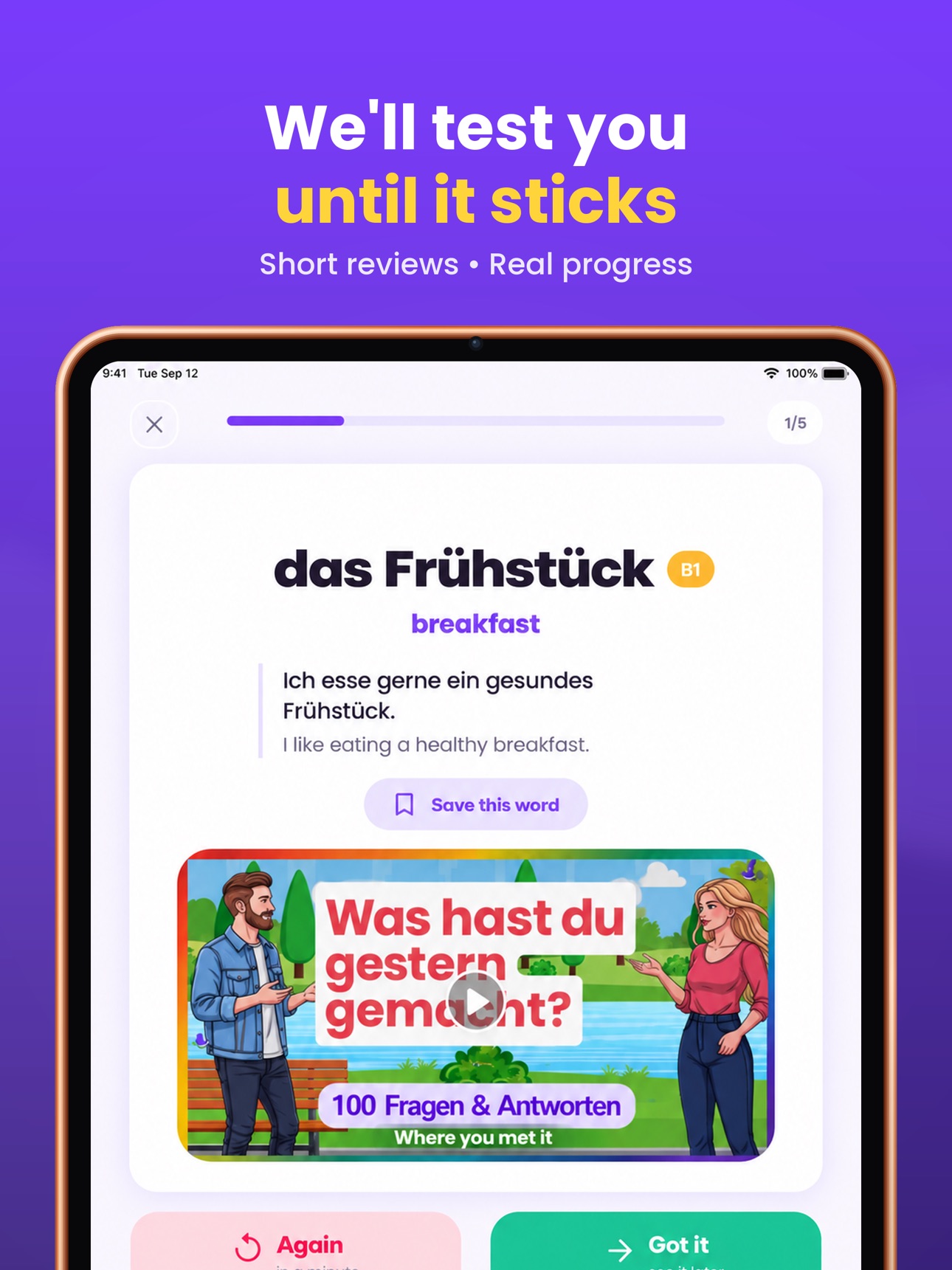 Screenshot 7 of Puku: Learn German Fast