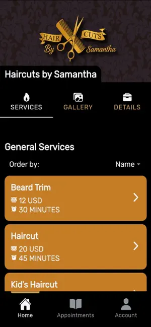 Haircuts by Samantha screenshot 1