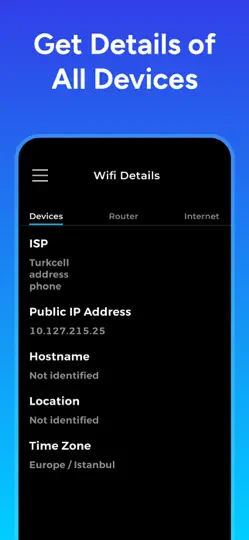 Captura de pantalla de Wifi Analyzer: Network Scanner en iPhone 4