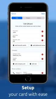 qrcard premium iphone screenshot 2