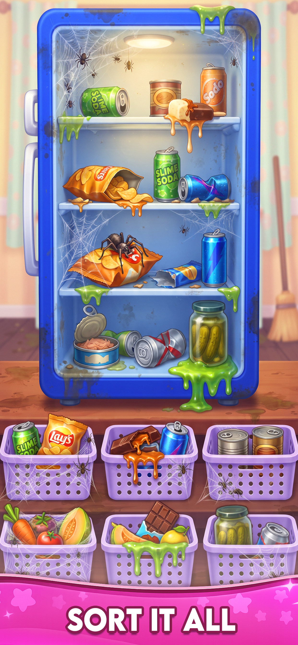 Fill Up Fridge: Food sort screenshot 3