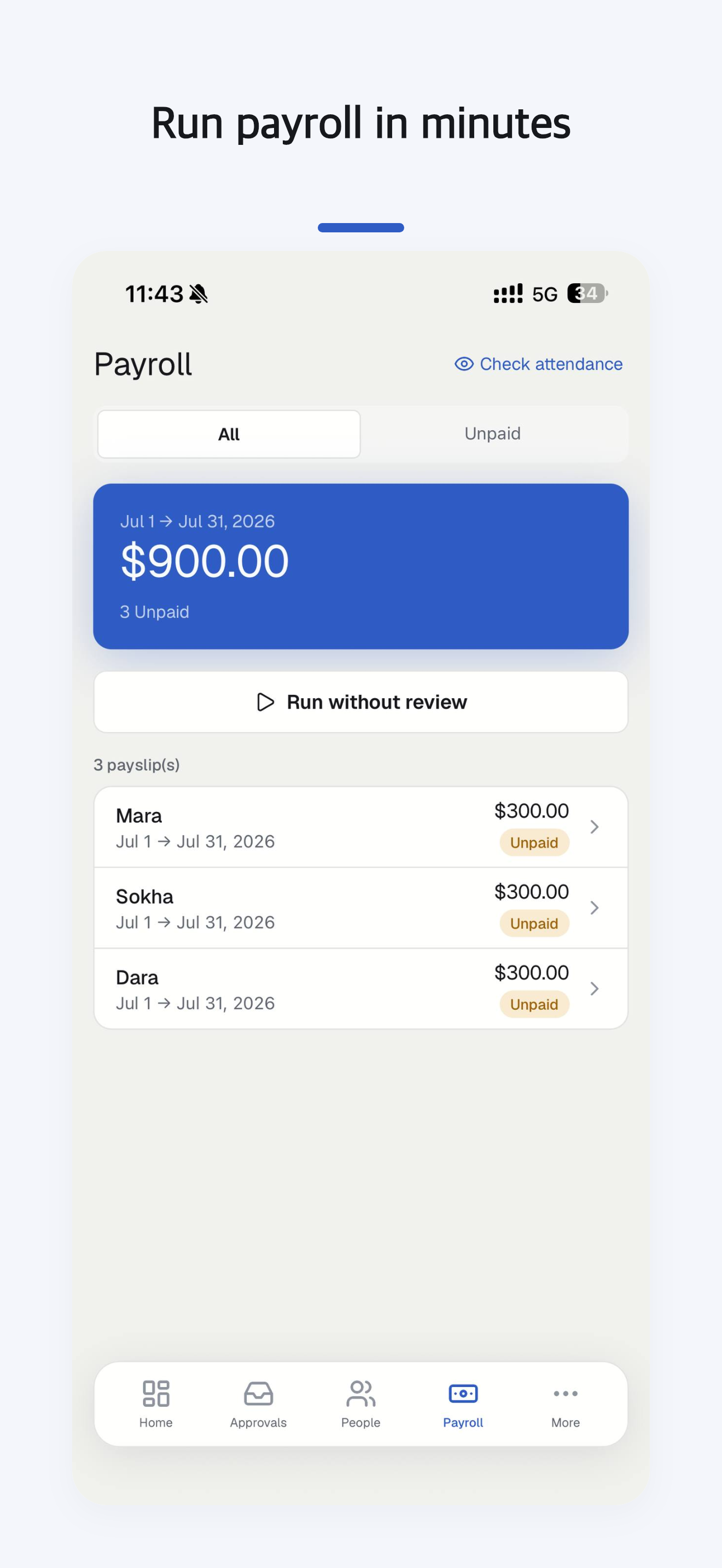 Tympo: Shifts & Payroll screenshot 4