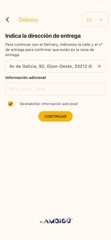 Asador de Pollos Conchi iPhone screenshot