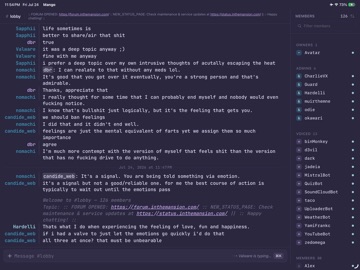 Mango IRC iPad screenshot