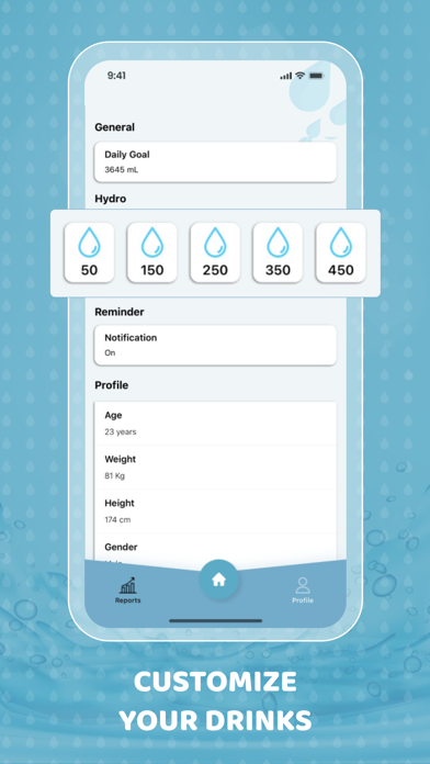 My Hydration: Water Reminder Screenshot