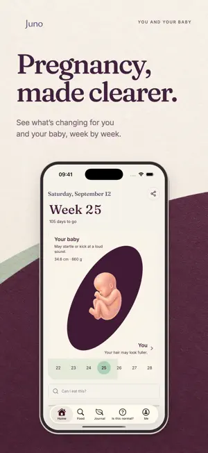 Juno: Pregnancy Tracker screenshot 1