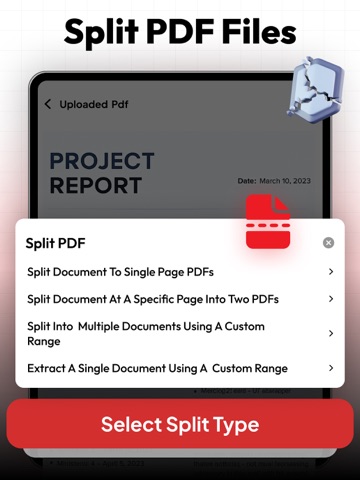 FOXE: PDF Merger & Splitter iPad screenshot