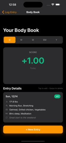 Body Book - Health Tracker screenshot