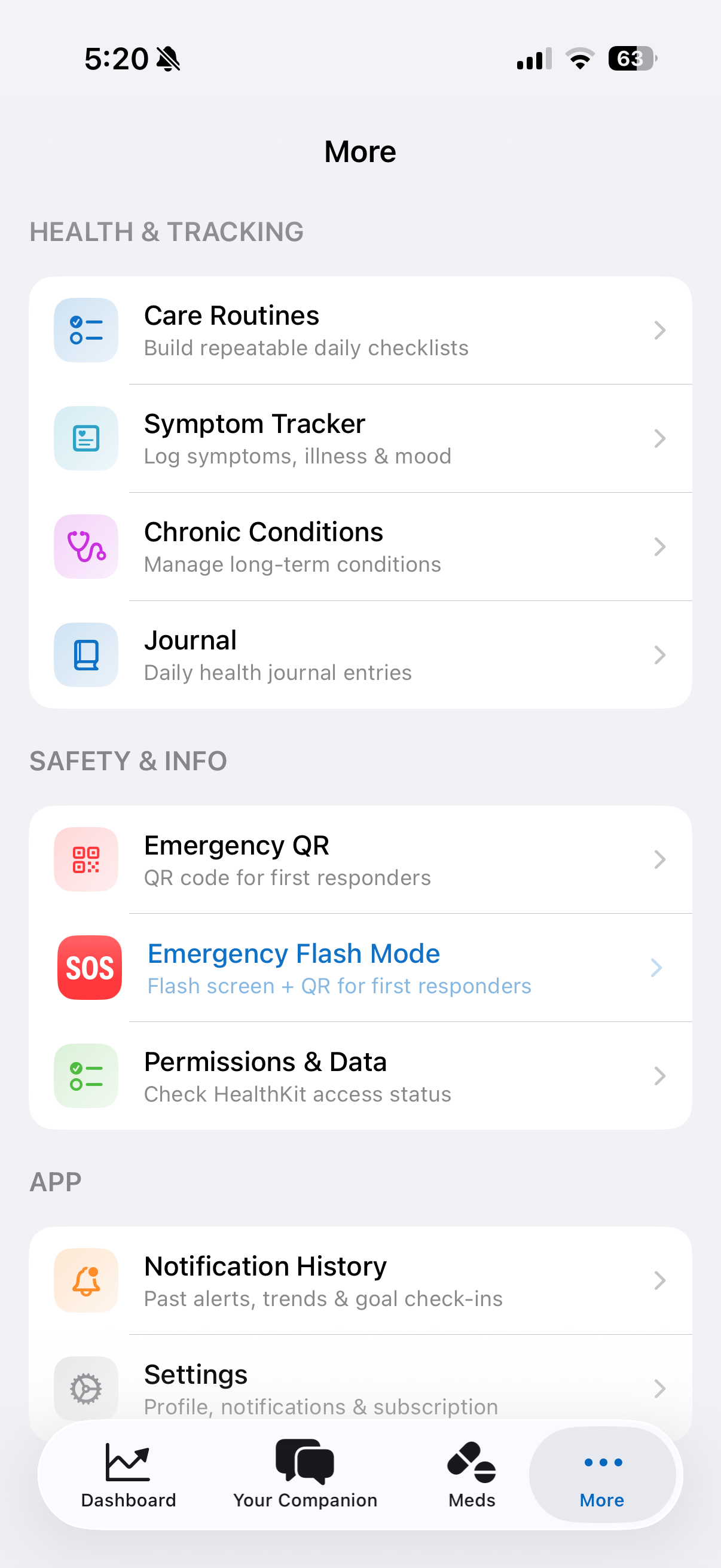Vital Companion Apps screenshot 4