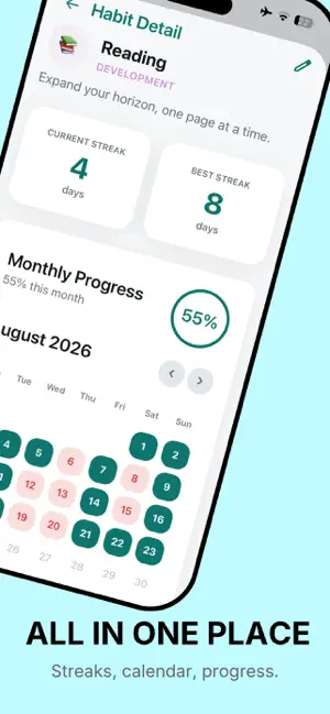 Follow Through: habit tracker screenshot 3