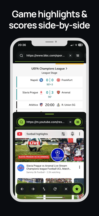 Dual Browser MultiTask: Dually Screenshot 1 of 3