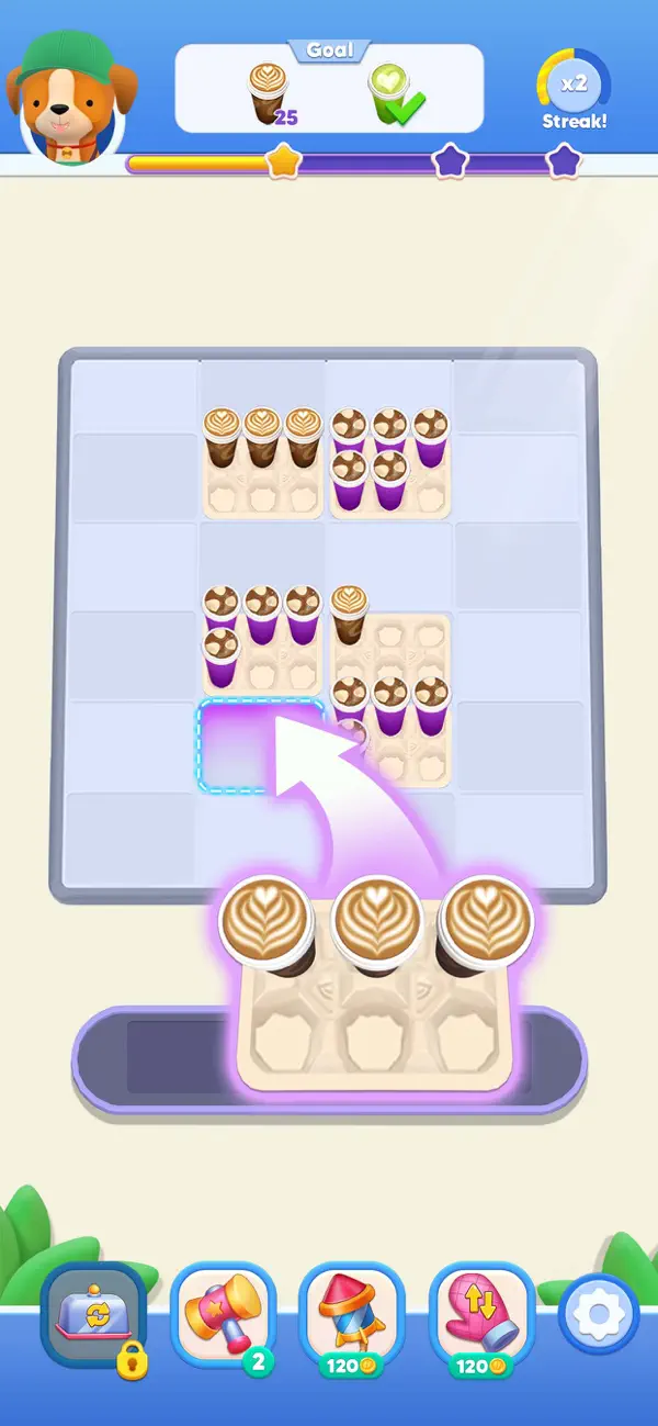 Screenshot #1 pour Coffee Please! - Sort Puzzle