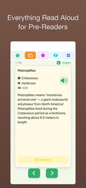 100 Dinosaurs for Kids screenshot 3