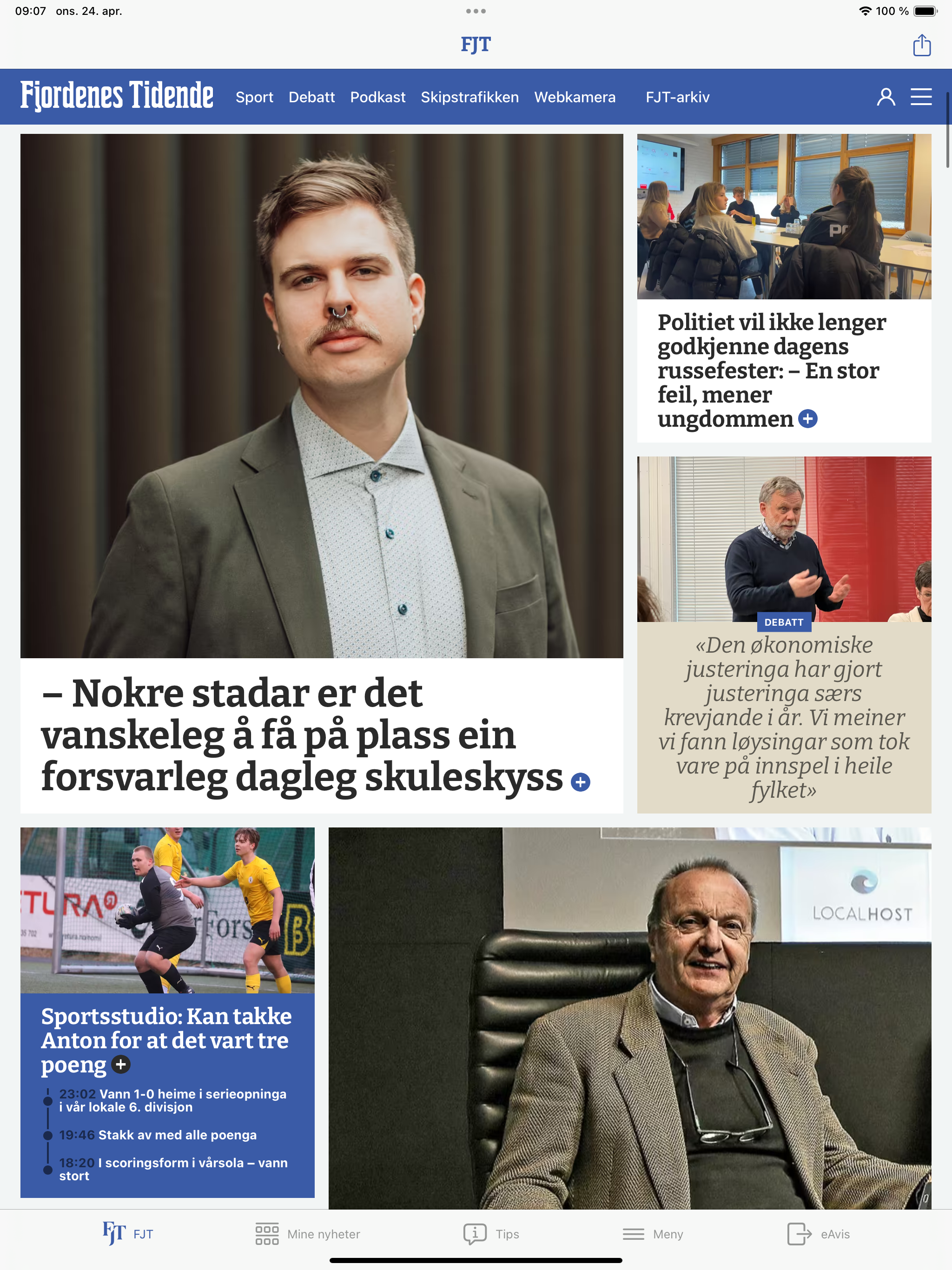 Fjordenes Tidende Nyheter