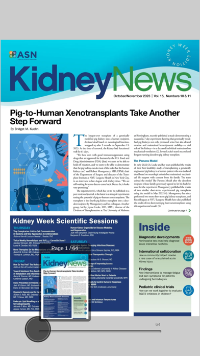 ASN Kidney News Screenshot