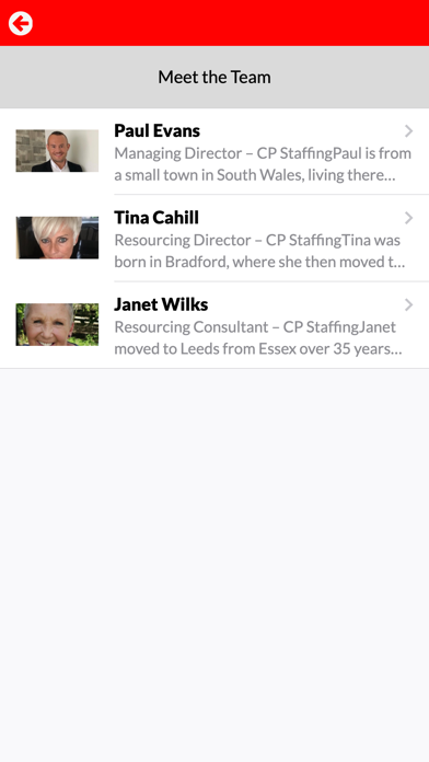PJ Staffing Screenshot