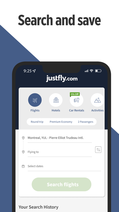 Justfly - Cheap Trip Booking Screenshot 3 - AppWisp.com Justfly - Cheap Trip Booking Screenshot 3 - AppWisp.com