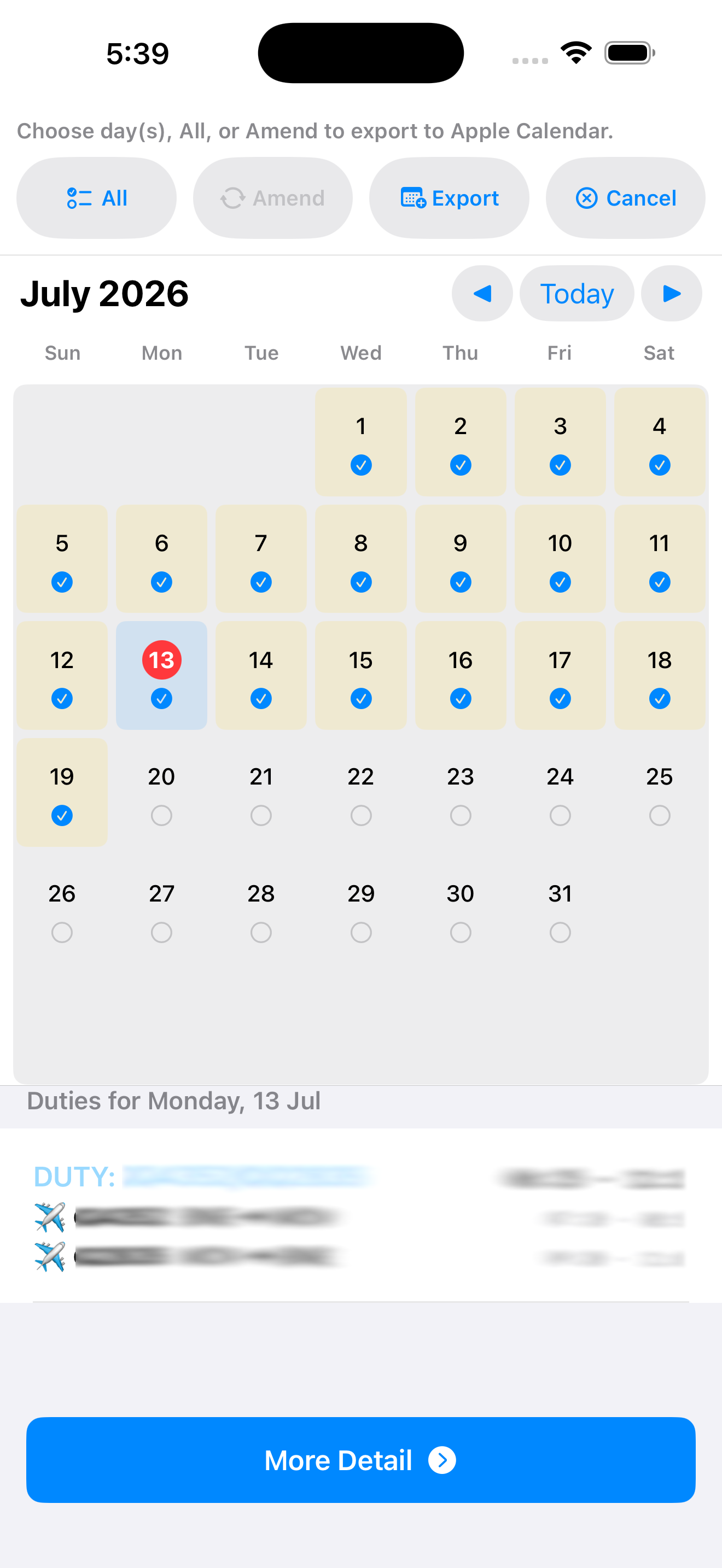 PDF2iCal screenshot 7