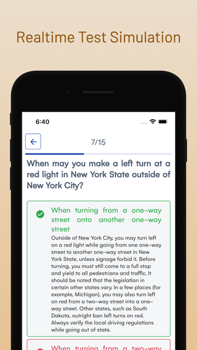 NY DMV Drivers Permit Test Screenshot