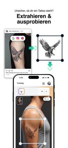 Tatship: KI Tattoo Design App iPhone screenshot 4