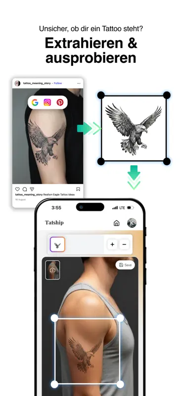 Tattoo Design Try On - Tatship screenshot 4 of 6