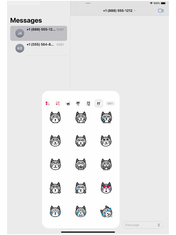 Screenshot #6 pour Maru Cat 4 Animation Sticker