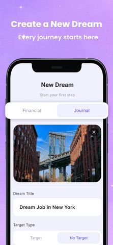 Dreamer: Goals & Savings Track iPhone screenshot