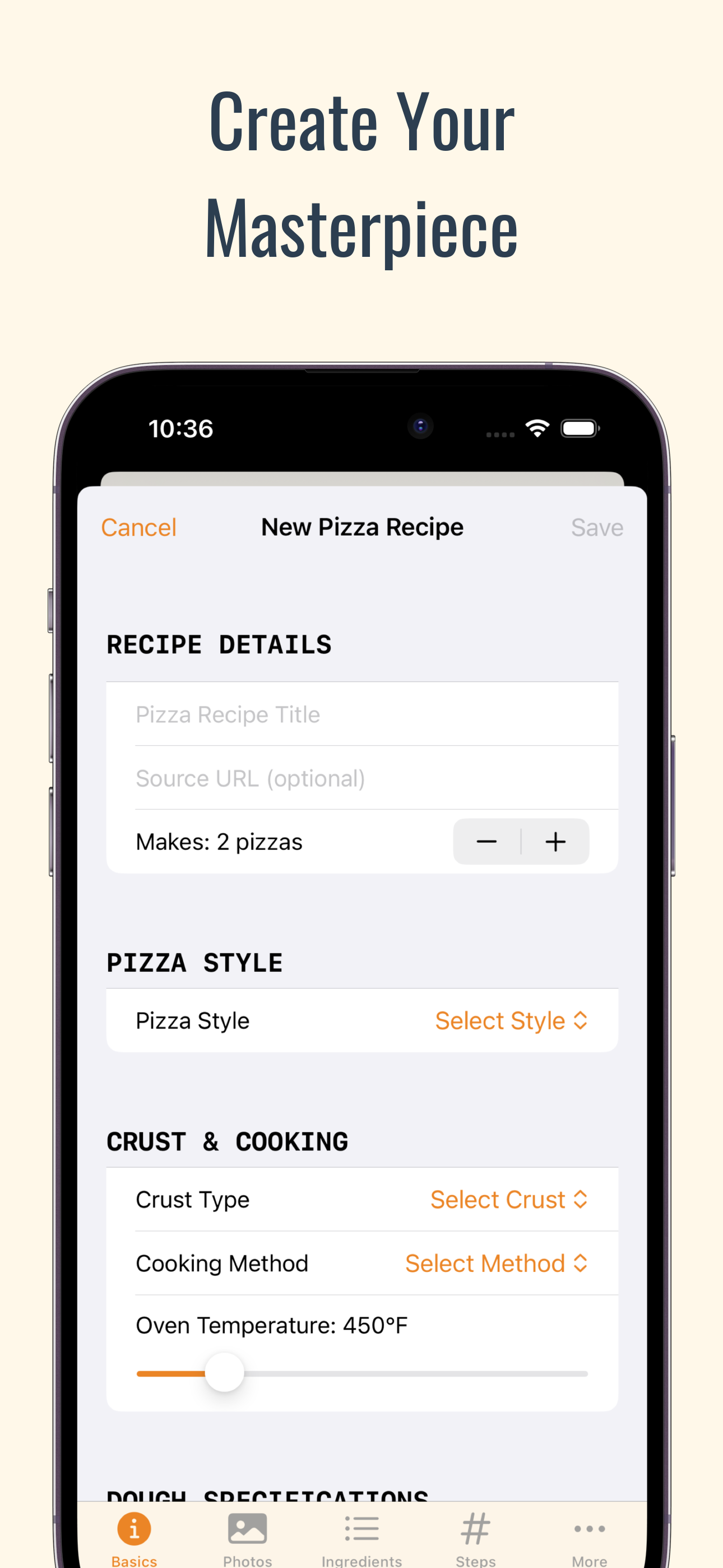 Pizza Recipe & Journal: Za